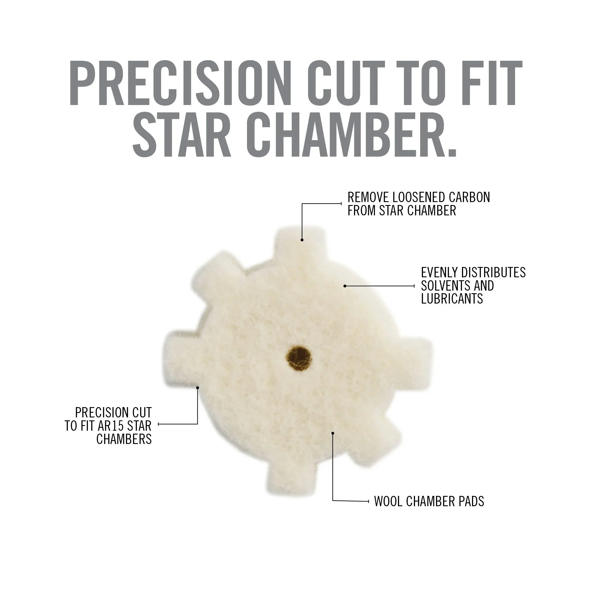 Breakthrough pelete curățare cameră stea AR-15 – 50buc - Strategic Defense