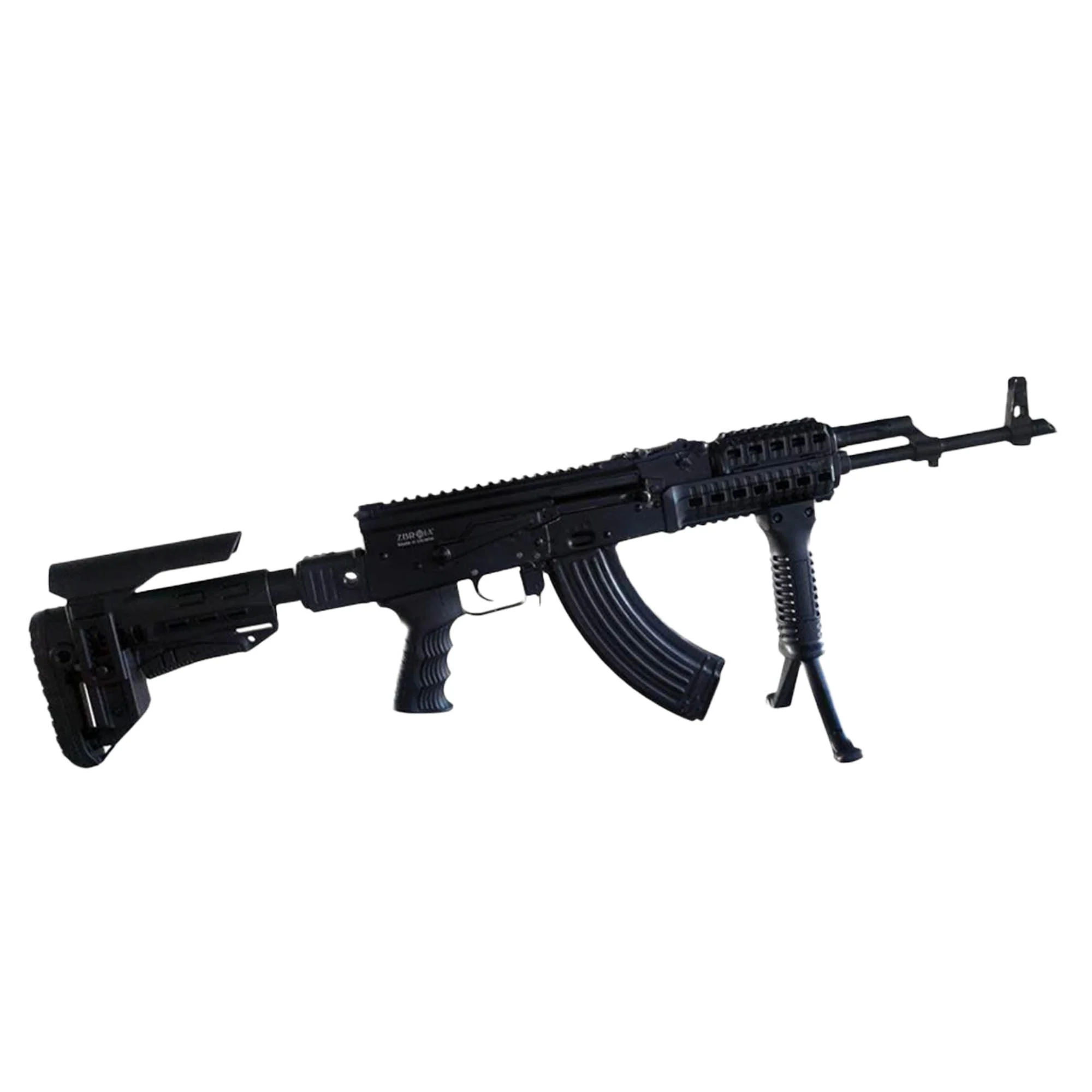 DLG Tactical mâner cauciucat negru