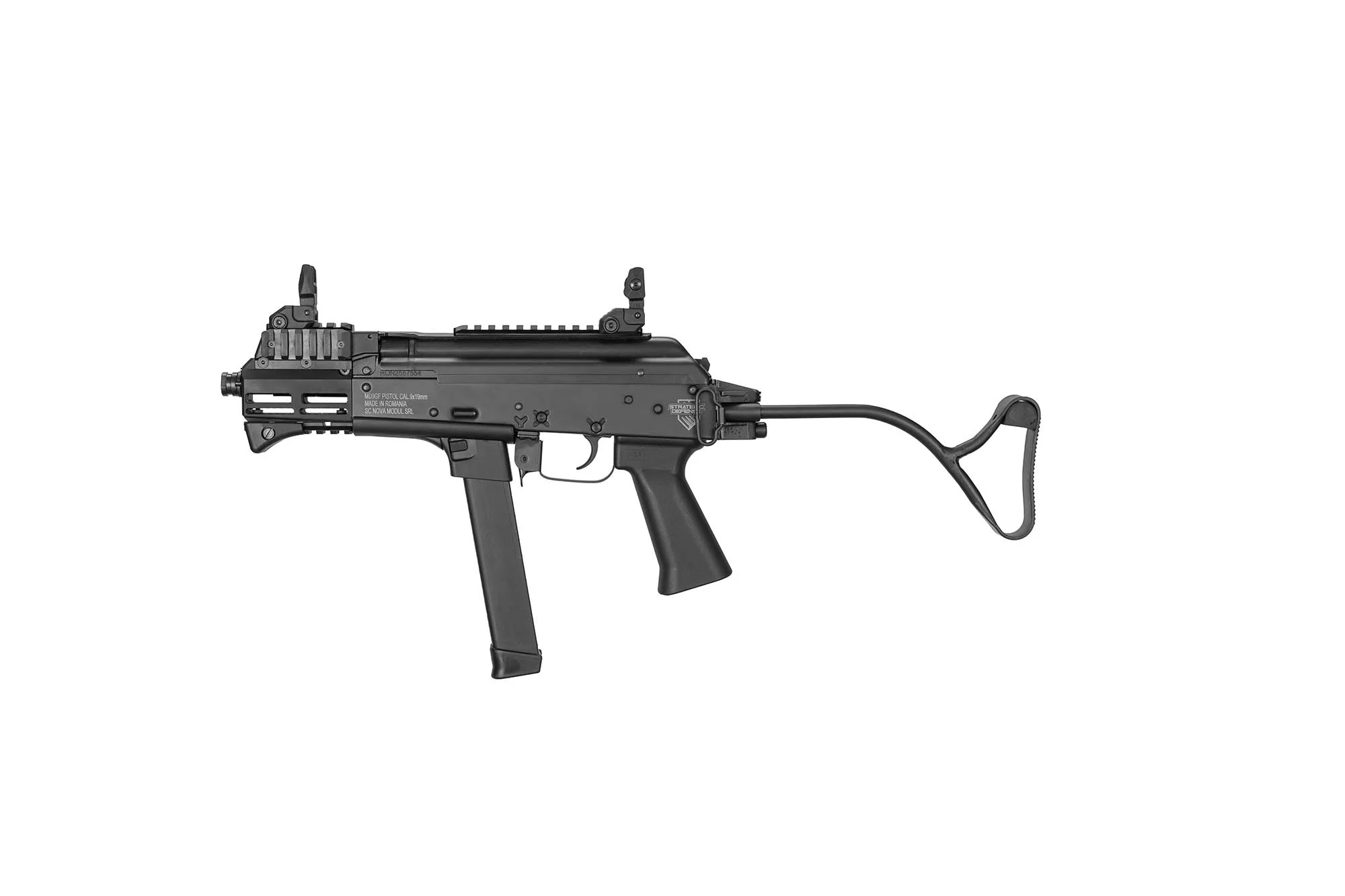 Pistol semiautomat Micro Draco 9GF (MD9GF), cal. 9×19 - Strategic Defense