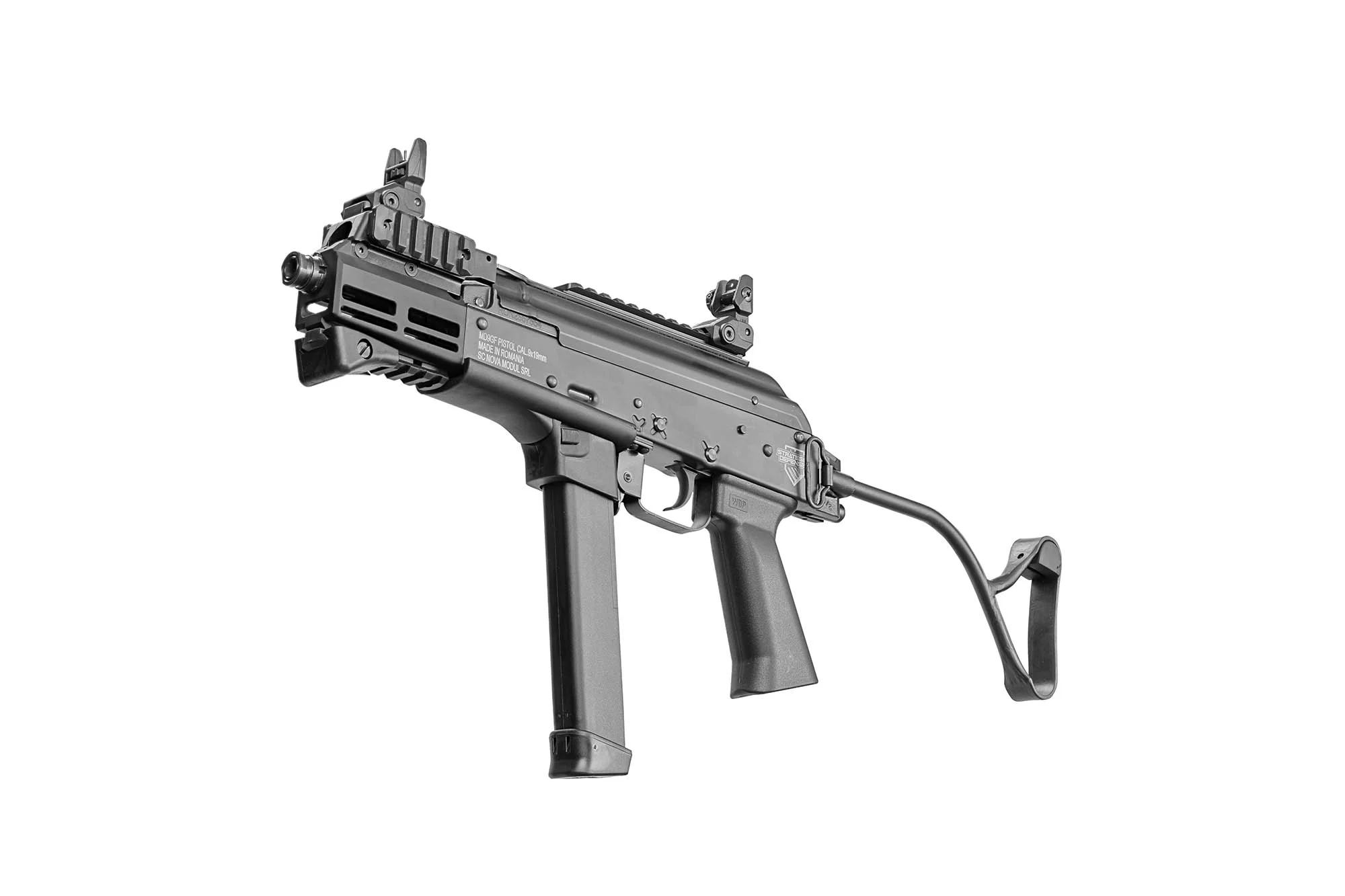 Pistol semiautomat Micro Draco 9GF (MD9GF), cal. 9×19 - Strategic Defense