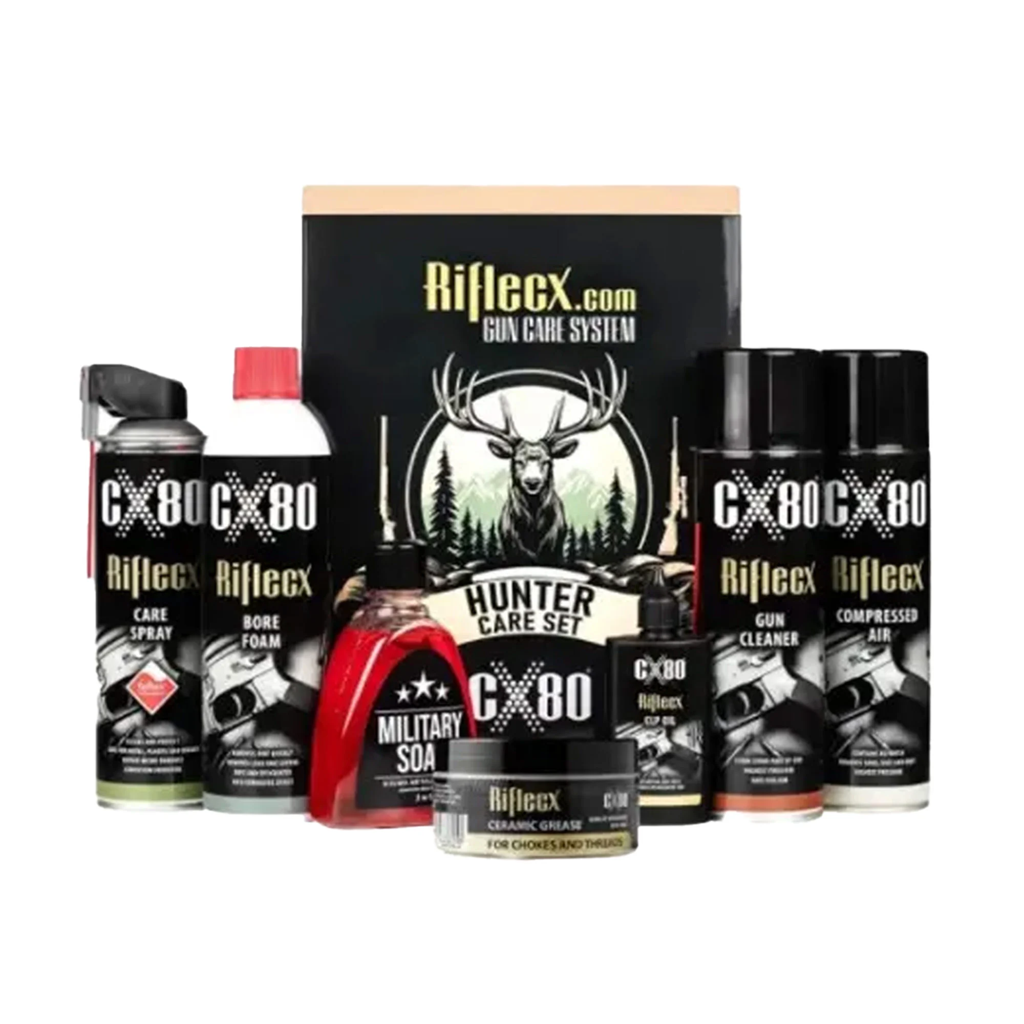 RifleCX set curățare armă de vânătoare - Strategic Defense - Stradef.ro