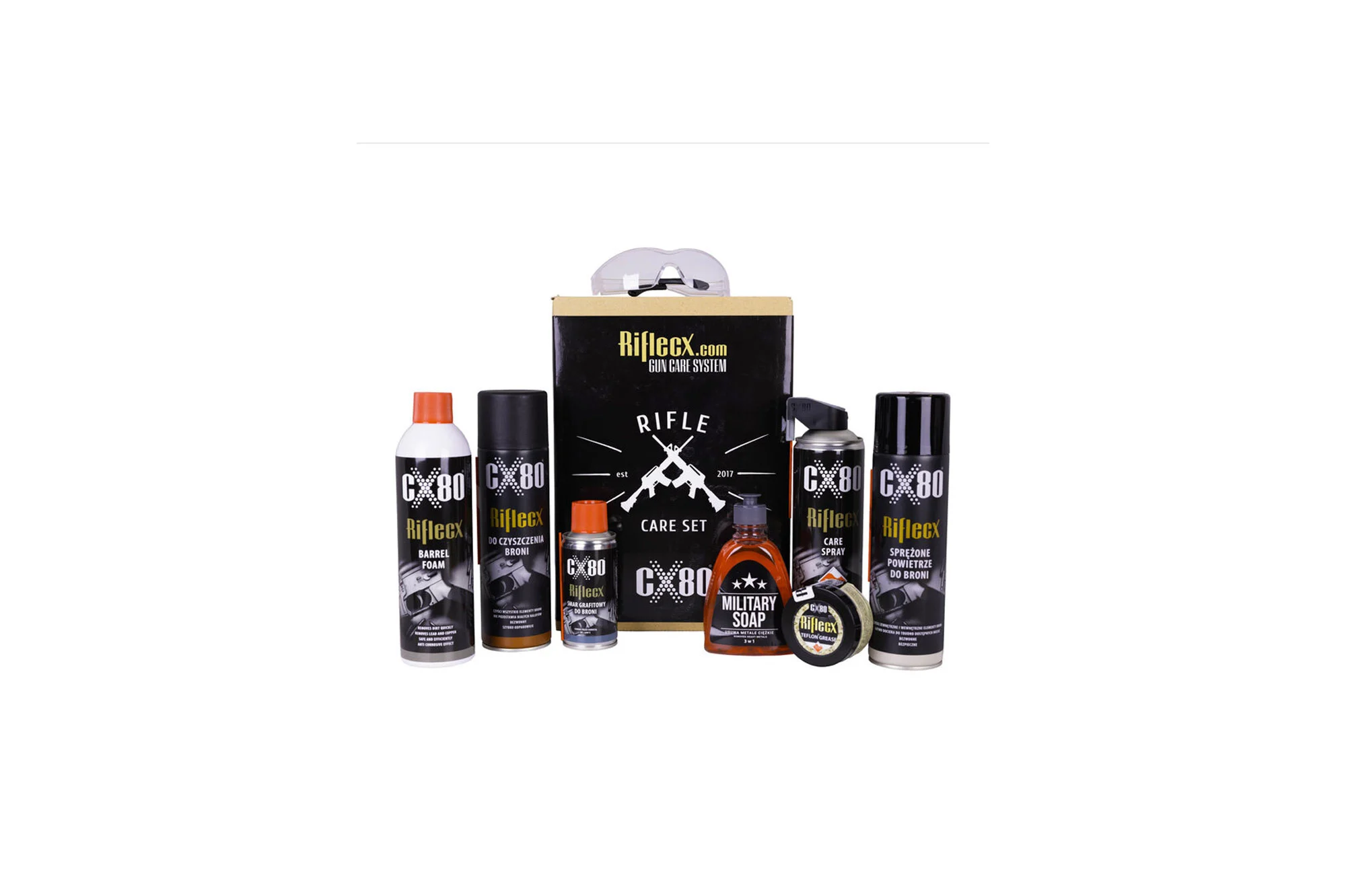 RifleCX set curățare armă lungă lisă - Strategic Defense