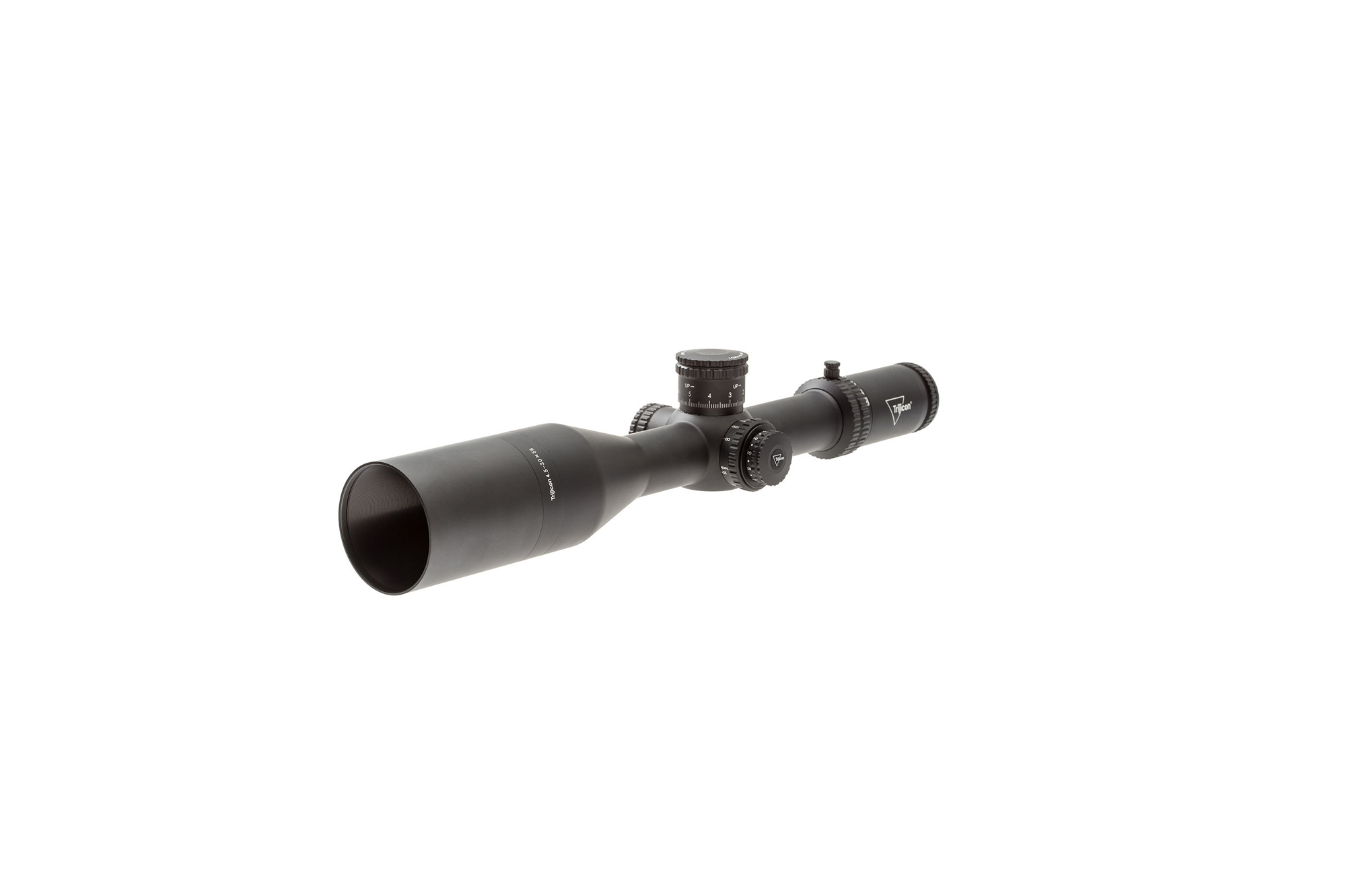 Strategic Defense - Trijicon Tenmile® 4.5-30x56 - First Focal Plane (FFP) Long-Range Riflescope w/ Red/Green MRAD Precision Tree, 34mm Tube, Matte Black, Exposed Elevation Adjuster w/ Return to Zero Feature