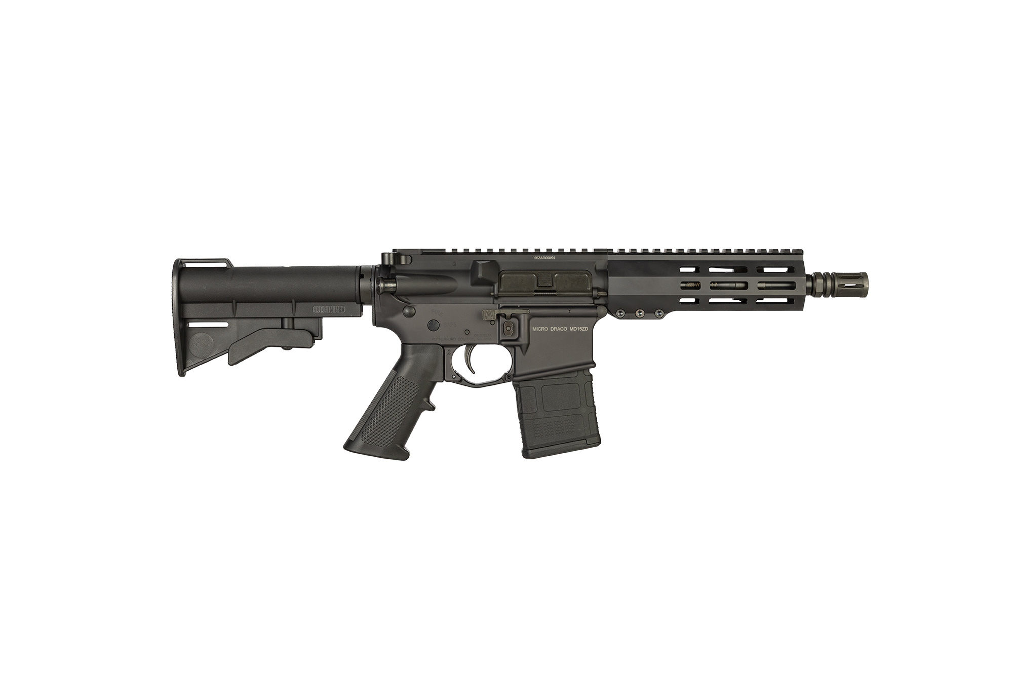 ZroDelta AR-15 Micro Draco MD15ZD 7.5 - .223 Rem:5.56 NATO - Strategic Defense