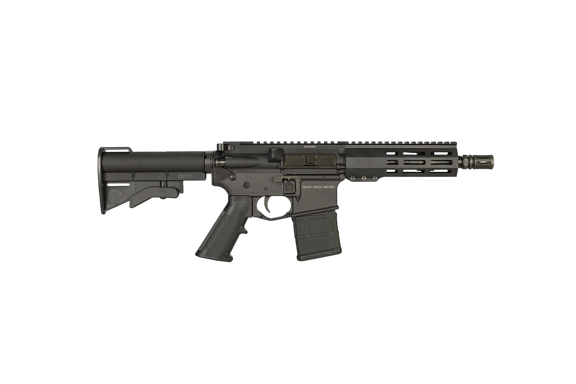 ZroDelta AR-15 Micro Draco MD15ZD 7.5 - .223 Rem:5.56 NATO - Strategic Defense